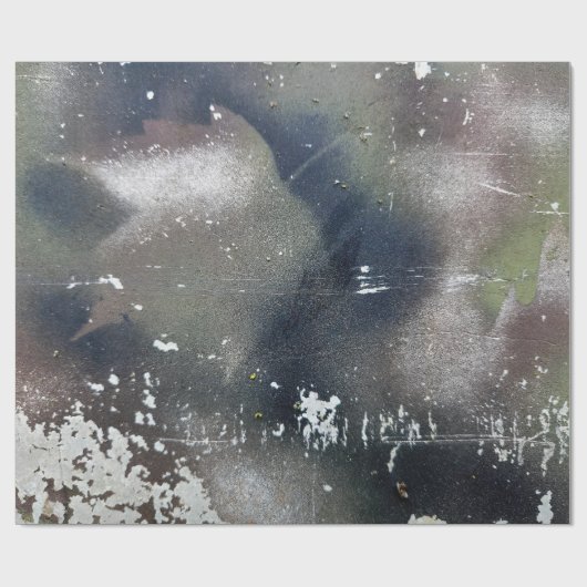 Camouflage Leaf Pattern Geschenkpapier (Flach)