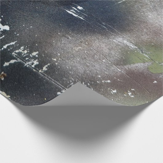 Camouflage Leaf Pattern Geschenkpapier (Ecke)