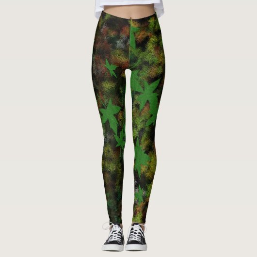 Camouflage Leggings (Vorderseite)