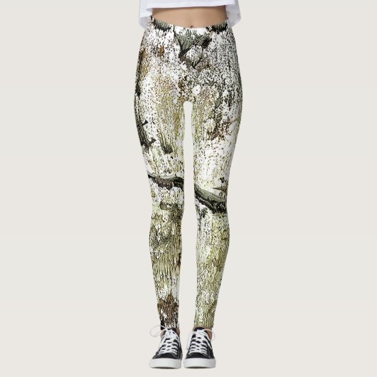 Camouflage Leggings (Vorderseite)