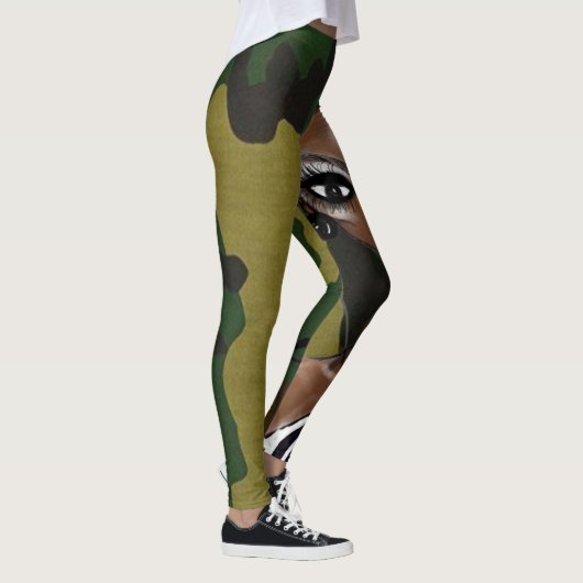 CAMOUFLAGE LEGGINGS (Rechts)