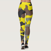 camouflage leggings (Rückseite)