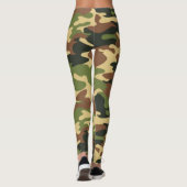 camouflage leggings (Rückseite)