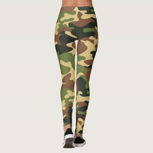 camouflage leggings (Rückseite)