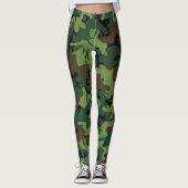Camouflage Leggings (Vorderseite)