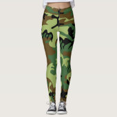 Camouflage Leggings (Vorderseite)