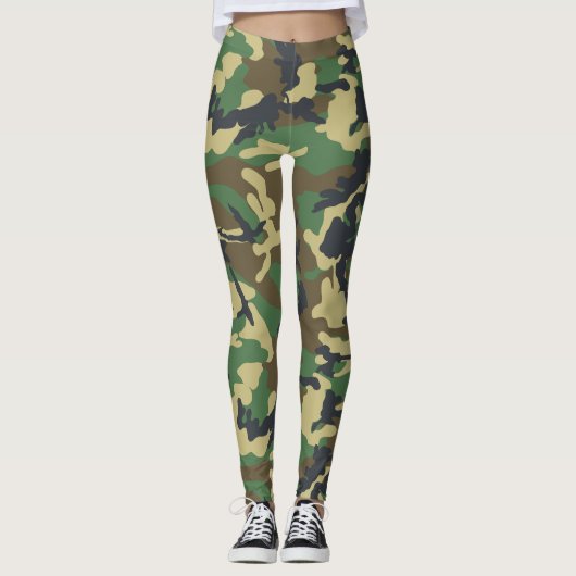 Camouflage Leggings (Vorderseite)