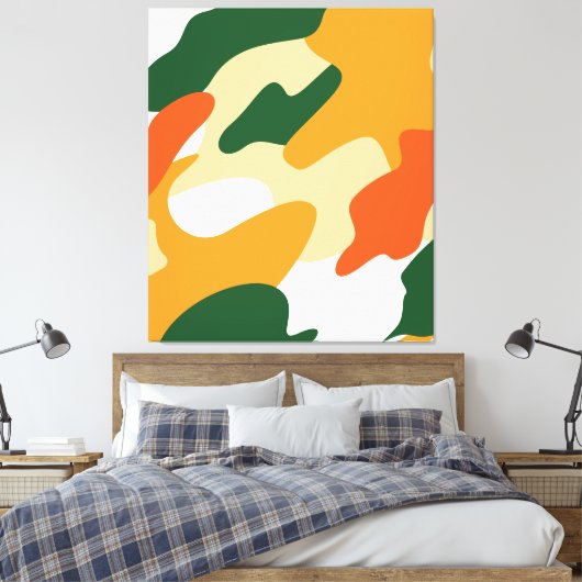 camouflage leinwanddruck (Insitu (Schlafzimmer))