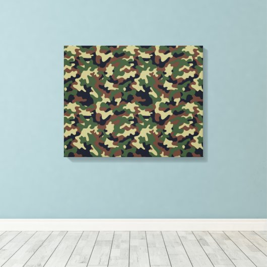 Camouflage Leinwanddruck (Insitu (Holzboden))