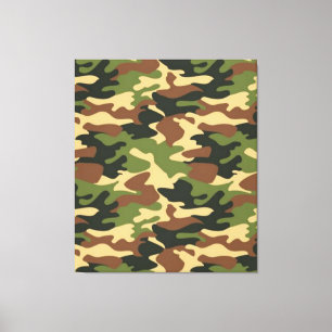 camouflage leinwanddruck