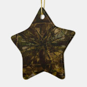 Camouflage-Liebhaber-Blumenblatt-Entwurf Keramik Ornament (Links)
