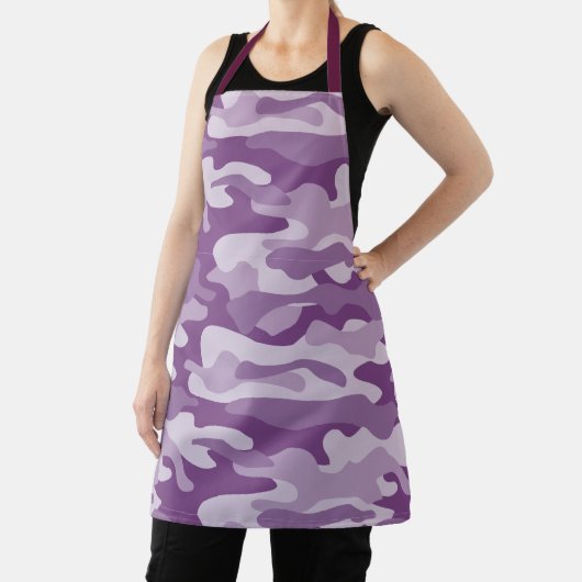 Camouflage Lilac Monocolor Schürze (InSitu)