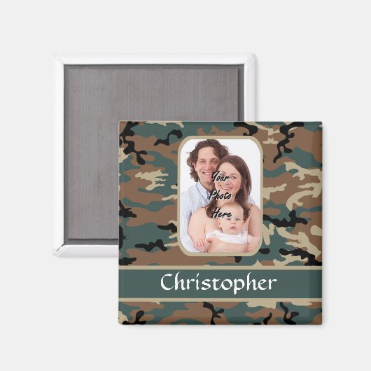 Camouflage Magnet (Vorderseite/Rückseite)