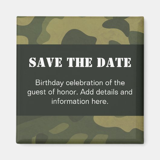 Camouflage Magnet (Vorne)