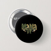 Camouflage Mama Camouflage Jagd Button (Vorne & Hinten)