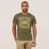 Camouflage Männer-Bella-Leinwand Bio T - Shirt (Vorne ganz)