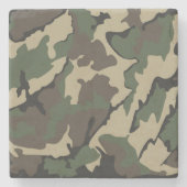 Camouflage, MarmorsteinUntersetzer Steinuntersetzer (Vorderseite)