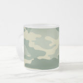 Camouflage Mattglastasse (Vorderseite Links)