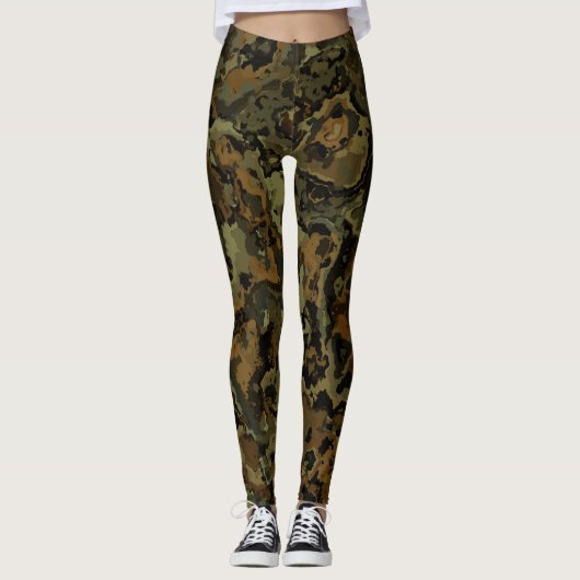 Camouflage Melt Leggings (Vorderseite)