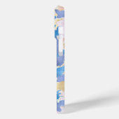 Camouflage Metallic Pink Blue Gold Abstrakt Case-Mate iPhone Hülle (Rückseite / Links)