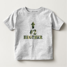 Camouflage Middle Brother Shirt / Ich bin der 2. B