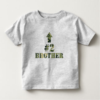 Camouflage Middle Brother Shirt / Ich bin der 2. B