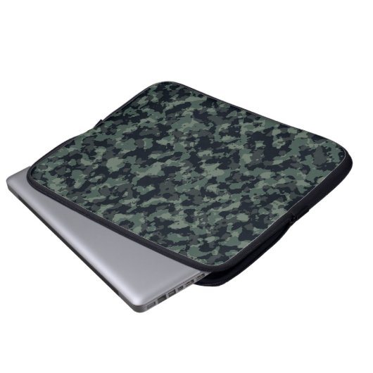 Camouflage-Militärische Struktur Laptopschutzhülle (Vorne Knopf)