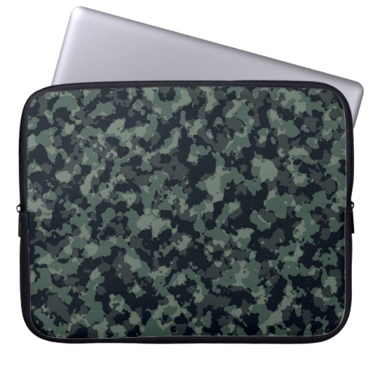 Camouflage-Militärische Struktur Laptopschutzhülle (Vorderseite)