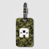 Camouflage militärischer Stil Gepäckanhänger (Vorderseite Vertikal)