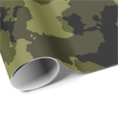 Camouflage militärischer Stil Geschenkpapier (Rolleneckpunkt)