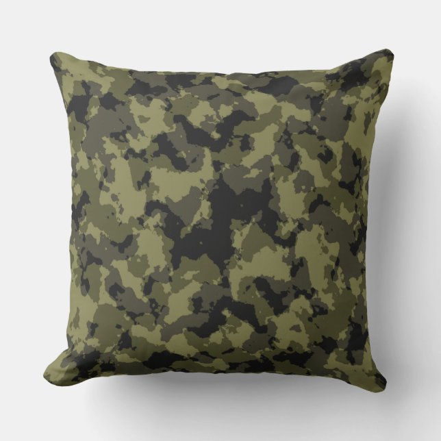Camouflage militärischer Stil Kissen (Vorderseite)