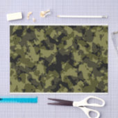 Camouflage militärischer Stil Seidenpapier (Handwerk)