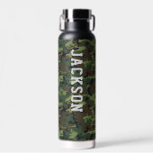 Camouflage Military Camouflage Pattern Personalisi Trinkflasche (Vorne)