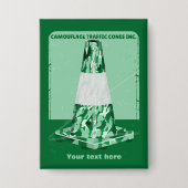 Camouflage mit dem Kegel Button (Vorderseite)