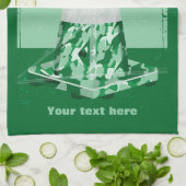 Camouflage mit dem Kegel Geschirrtuch (Gefaltet)