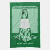 Camouflage mit dem Kegel Geschirrtuch (Vertikal)