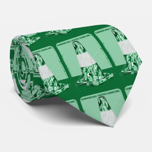 Camouflage mit dem Kegel Krawatte (Gerollt)