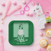 Camouflage mit dem Kegel Pappteller (Party)