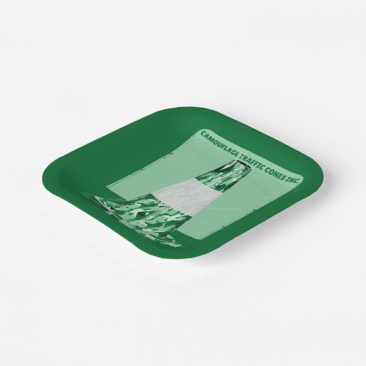 Camouflage mit dem Kegel Pappteller (Gewinkelt)