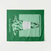 Camouflage mit dem Kegel Wandteppich (Vorderseite (Horizontal))