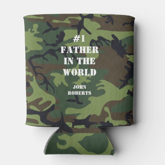 Camouflage mit Foto Dosenkühler (Rückseite)