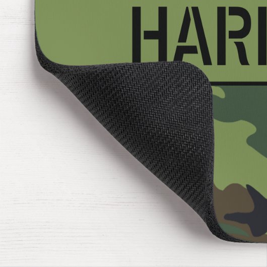 Camouflage Mit Monogramm Mousepad (Ecke)