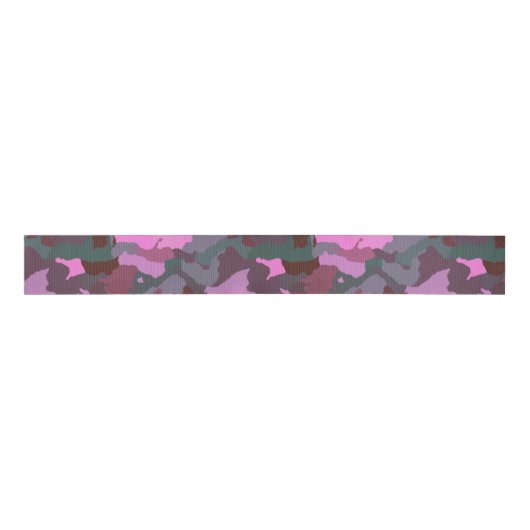 Camouflage mit Rosa Ripsband (Vorderseite)