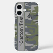 Camouflage mit überzogenem Text Case-Mate iPhone Hülle (Rückseite)