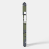 Camouflage mit überzogenem Text Case-Mate iPhone Hülle (Rückseite / Links)