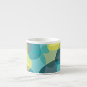 Camouflage, modern, cool, trendig, städtisch geome espressotasse (Vorderseite)