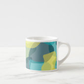 Camouflage, modern, cool, trendig, städtisch geome espressotasse (Rechts)