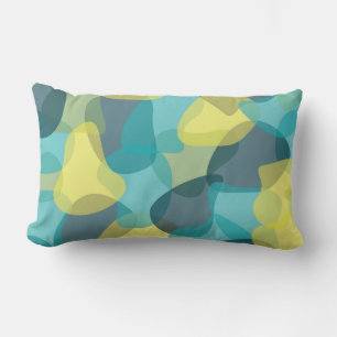 Camouflage, modern, cool, trendig, städtisch geome lendenkissen