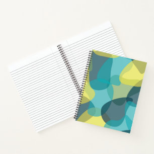 Camouflage, modern, cool, trendig, städtisch geome notizblock