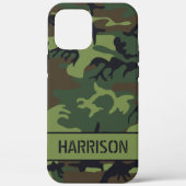 Camouflage Monogram Case-Mate iPhone Hülle (Rückseite)